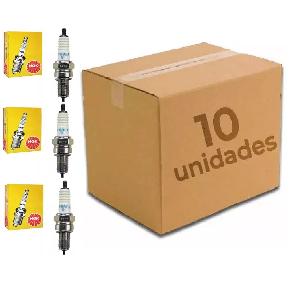 Kit 10X Vela Ignição Ngk Fan 125 150 160 Titan 150 160 Bros 125 150 160 Cg Job Sport
