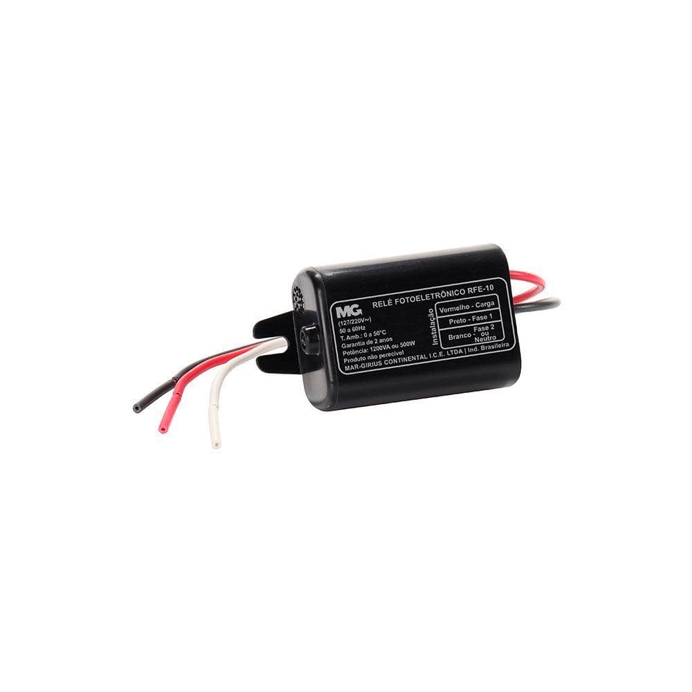 Relé Fotoeletrônico Compacto MarGirius RFE-10 Bivolt