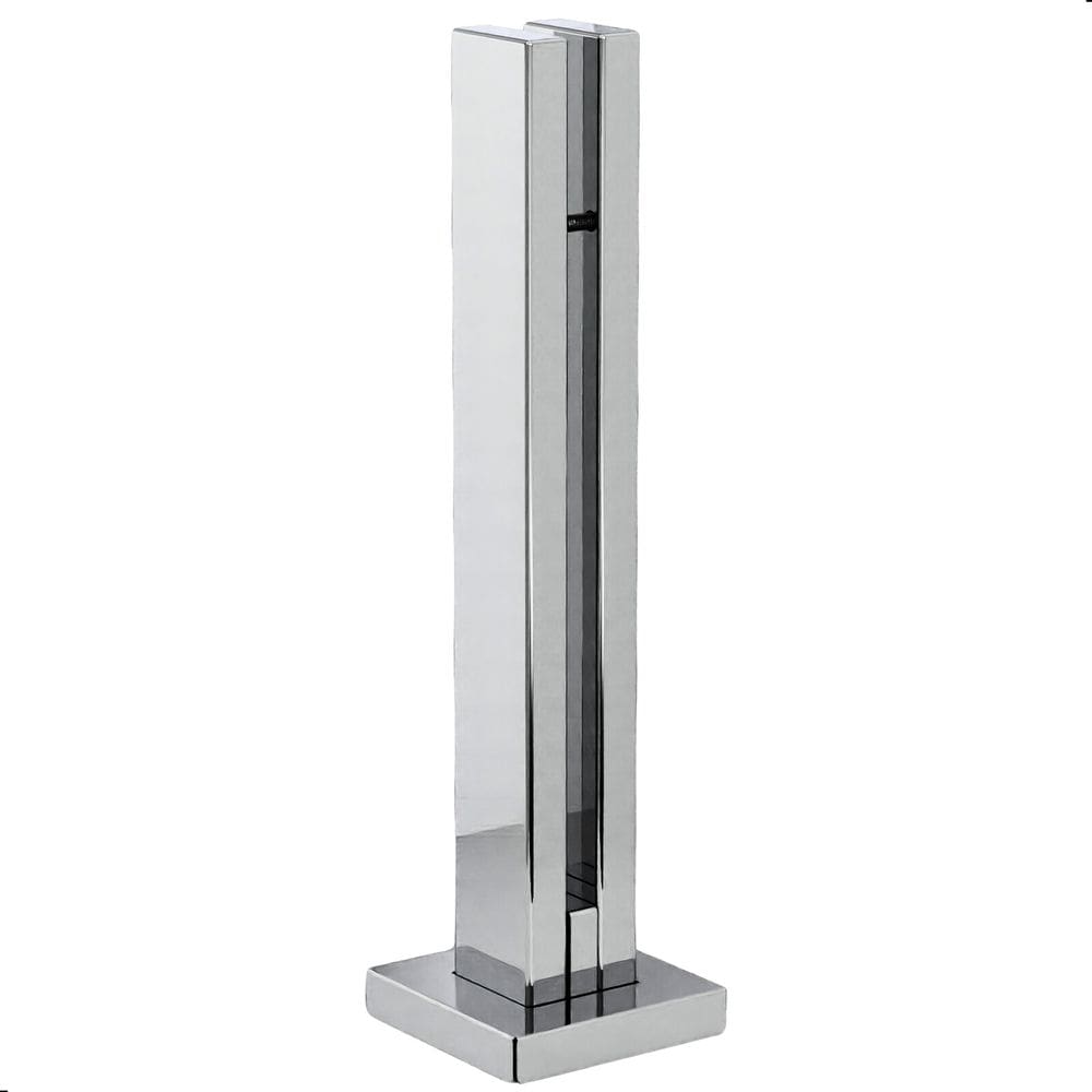 Torre Guarda Corpo Pinça 1 Furo Para Vidro 30cm Inox FS