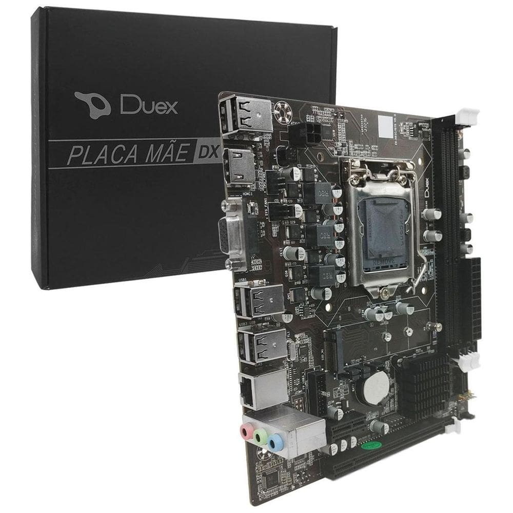 Placa Mãe Duex Dx H61Z M2, Intel 2/3 Geração, Ddr3, Socket