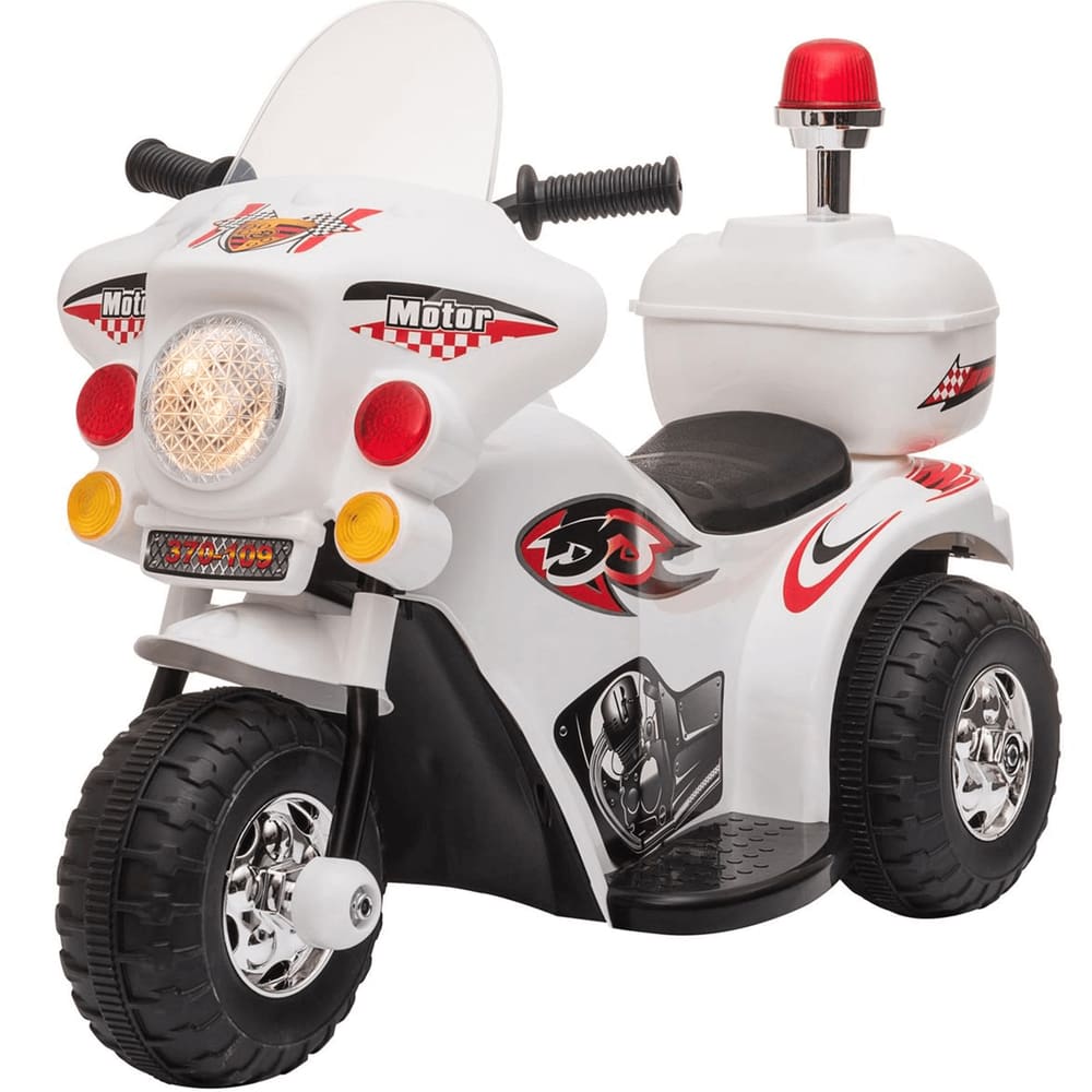 Moto Eletrica Infantil Importway Motorcycle Branco 6V