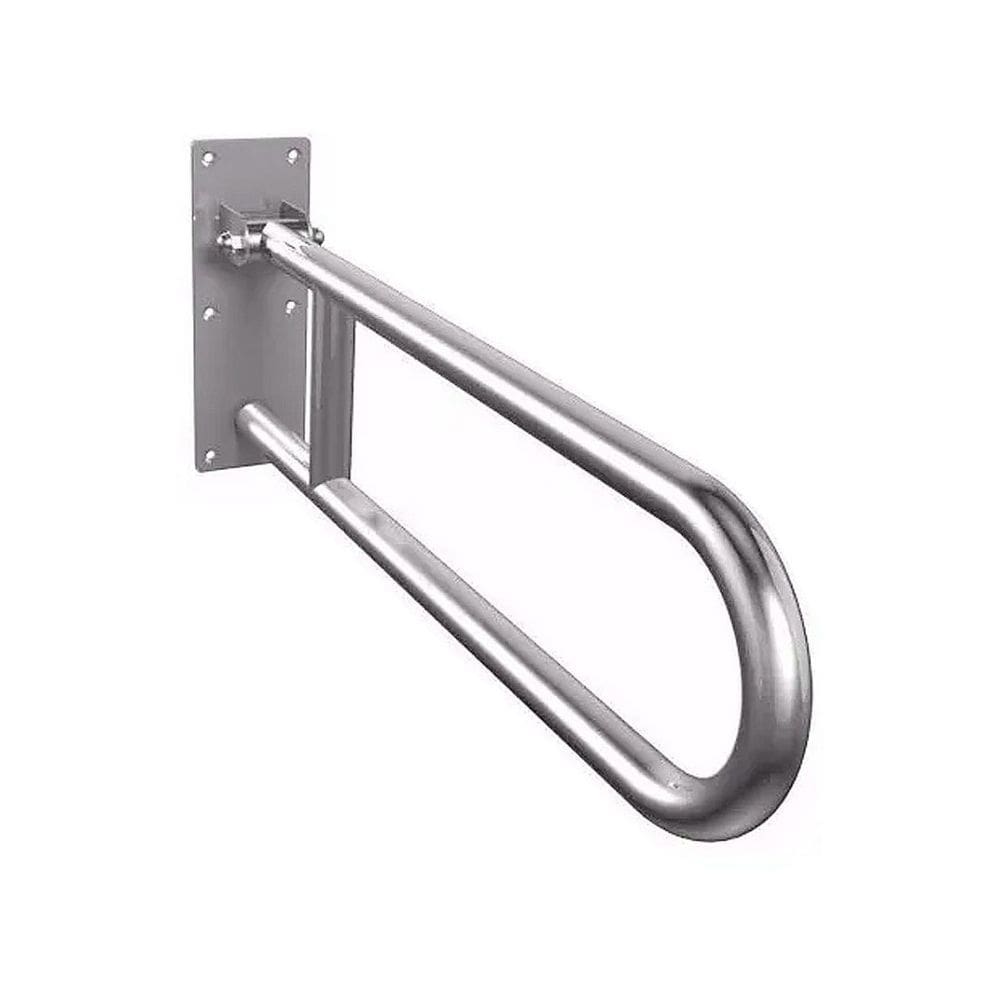 Alça Suporte Barra De Apoio Articulada Inox Banheiro 60cm