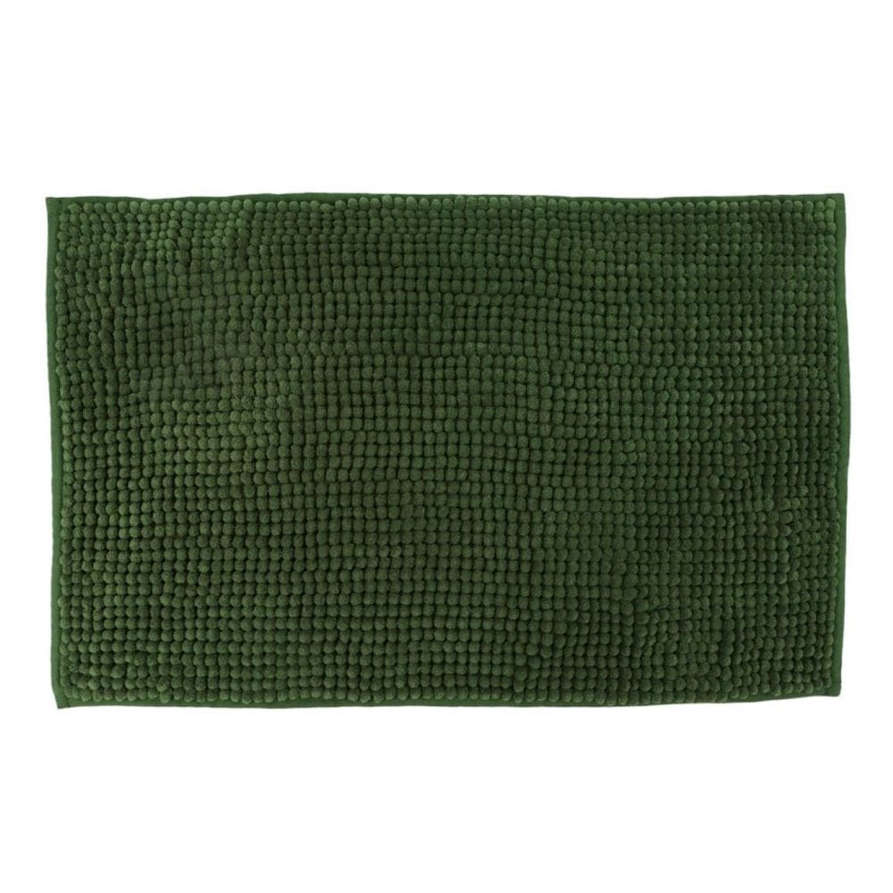 Tapete Para Banheiro Bolinha Antiderrapante Verde 58x38cm