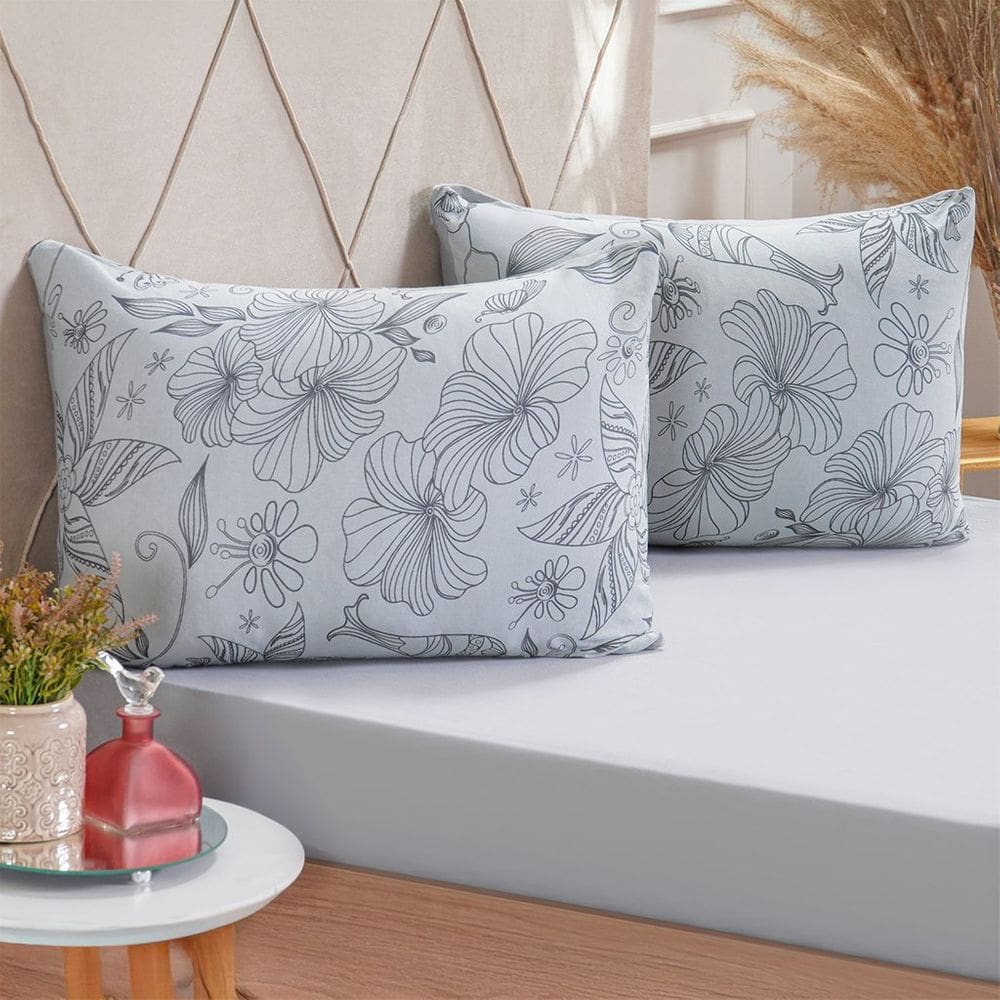Jogo de Cama Solteiro Dreams Malha 100% Algodão 88x188x25cm