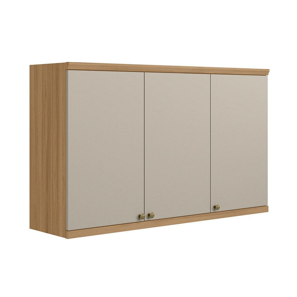 Armário Aéreo 3 Portas em MDF Selene Linea Brasil