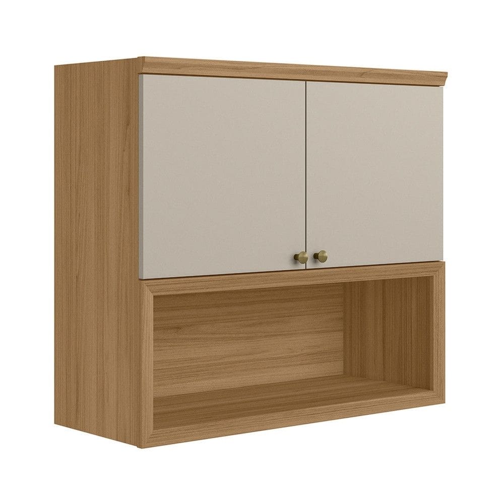 Armário Aéreo 2 Portas em MDF Selene Linea Brasil