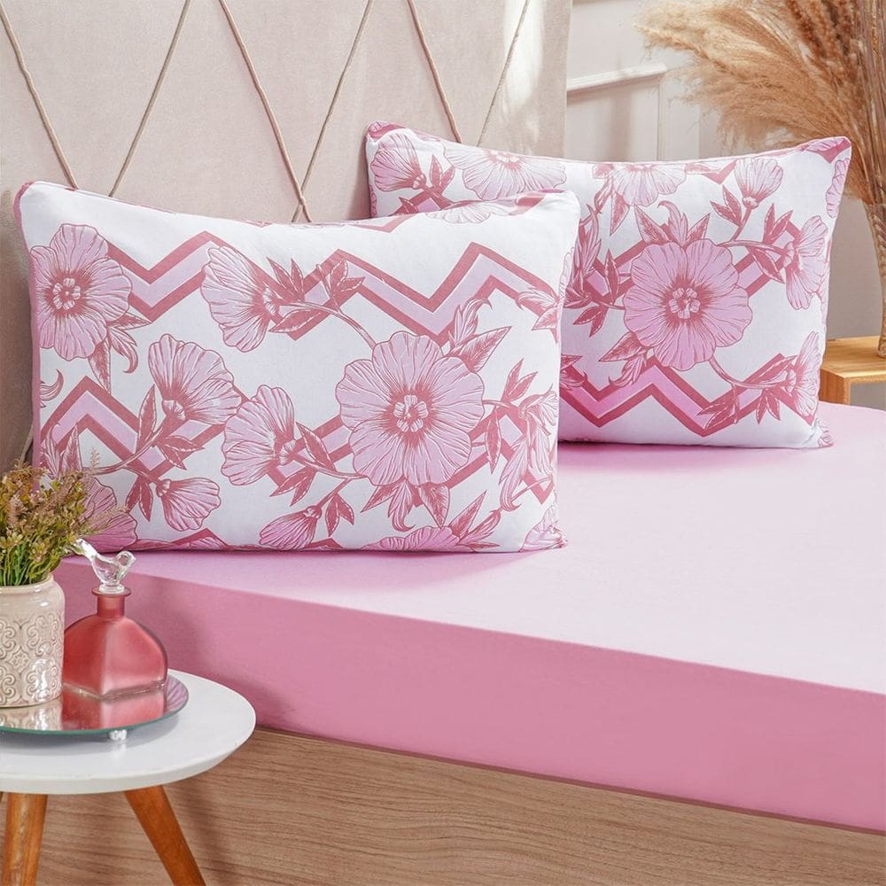Jogo de Cama Casal Dreams Malha 100% Algodão 138x188x30cm