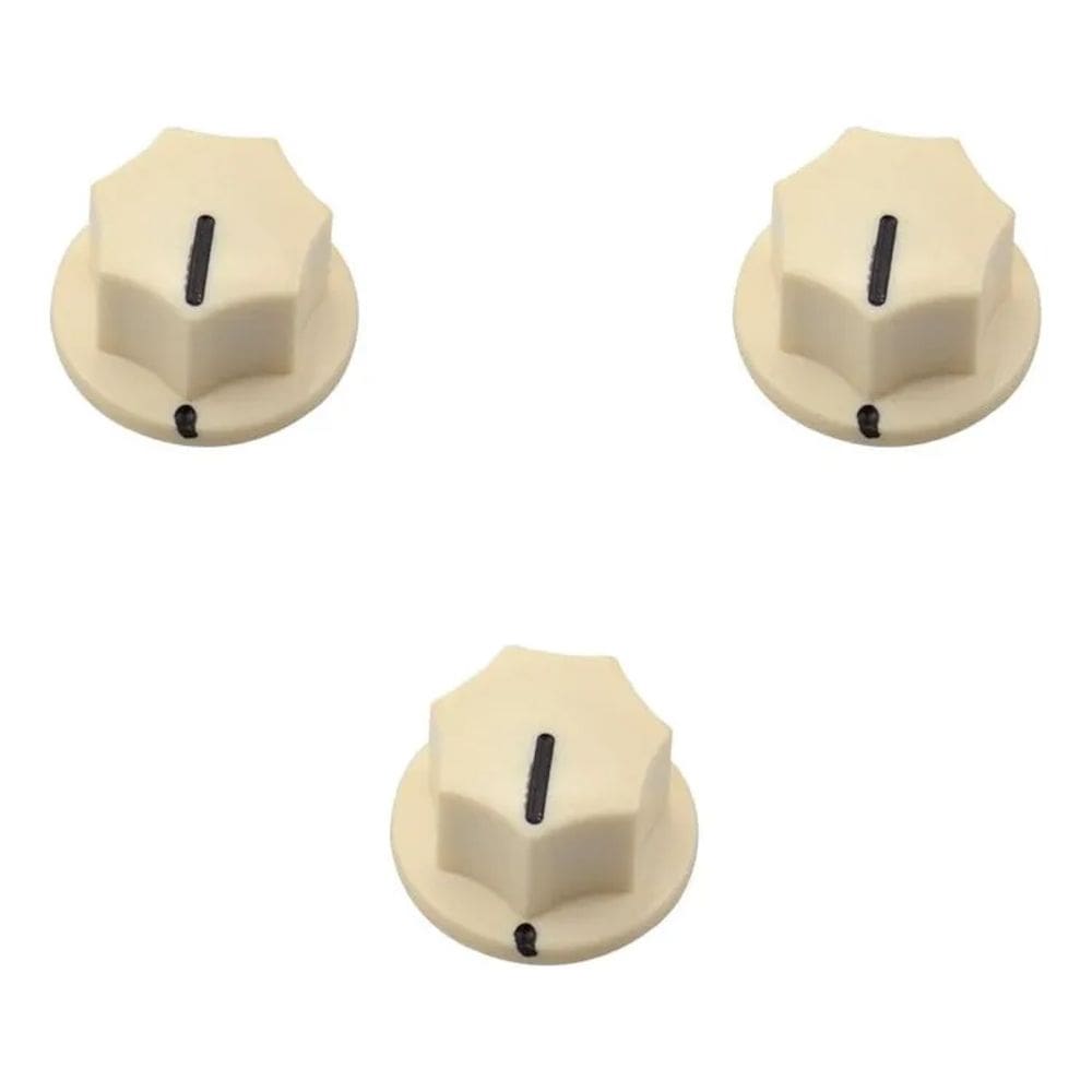 Knob P/ Baixo Jazz Bass C/ 3 Creme Ronsani 1391