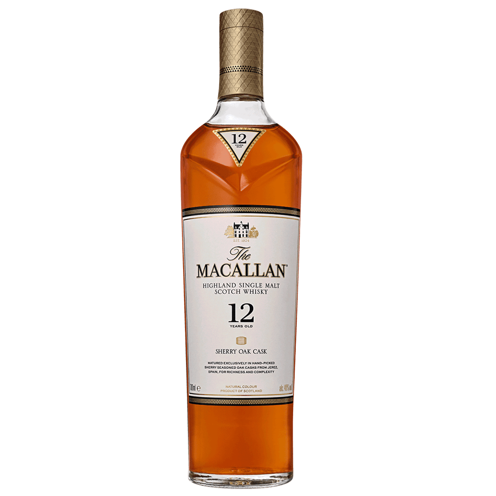 The Macallan Single Malt Whisky 12 anos Sherry Oak Cask 700ml