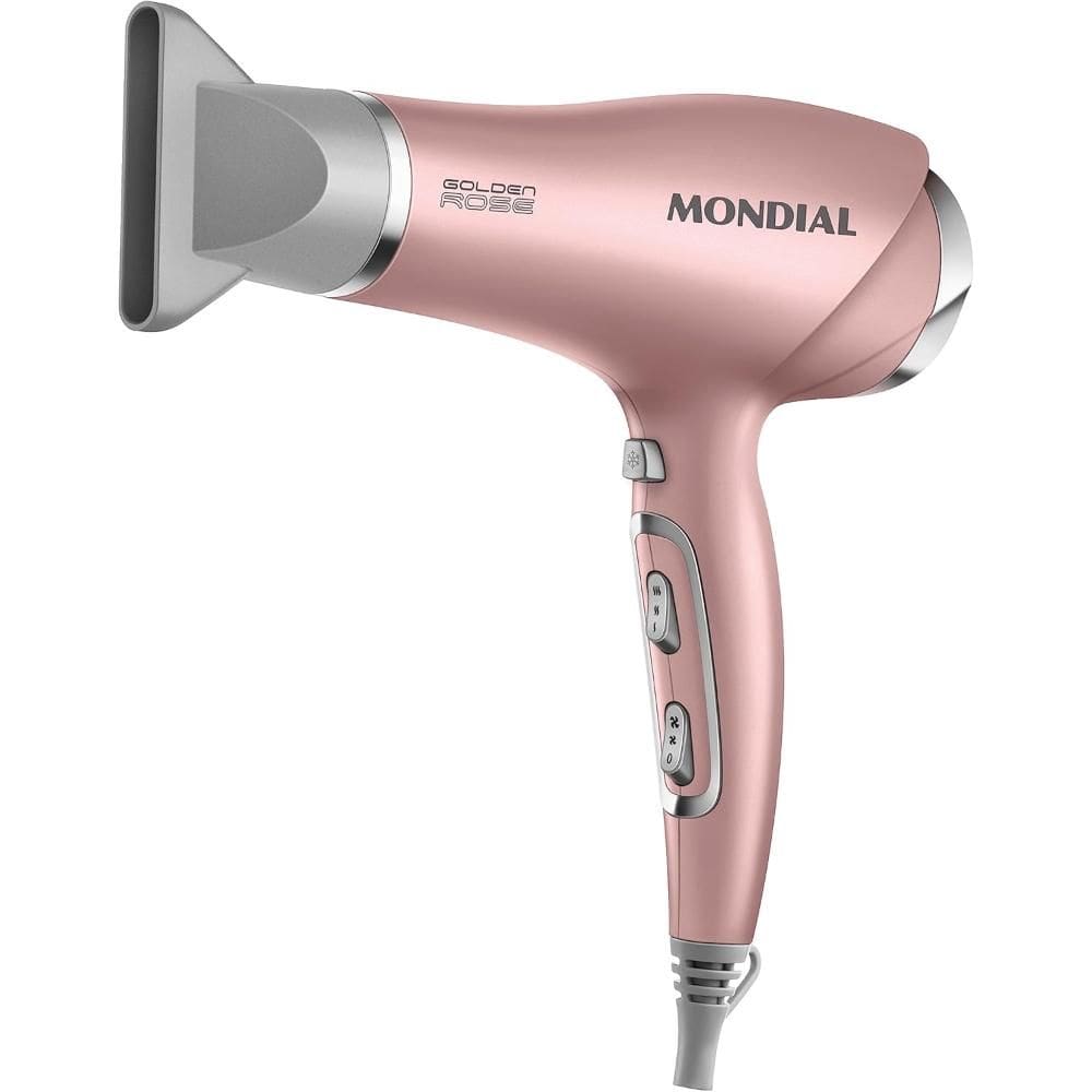 Secador de Cabelo Mondial Golden Rose 2000W 220V - SC-32
