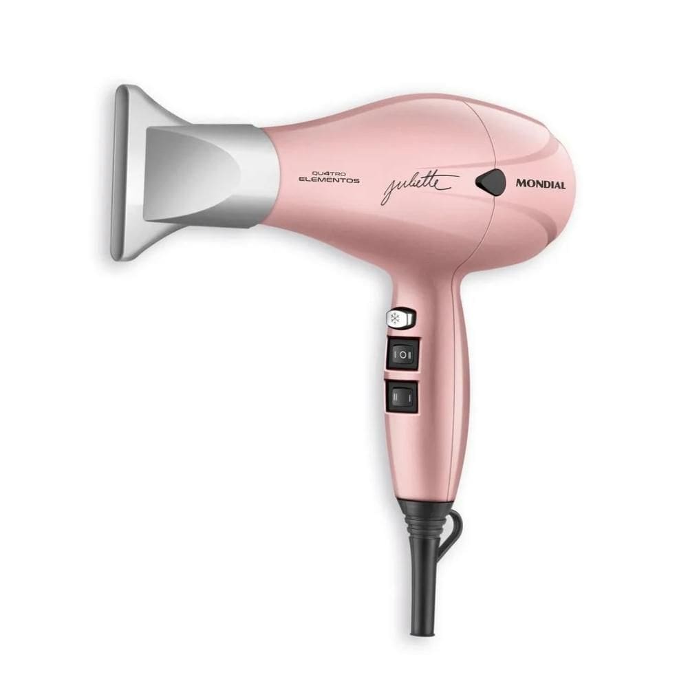 Secador de Cabelo Mondial By Juliette Golden Rose 2000W 127V - SCP-JU-01