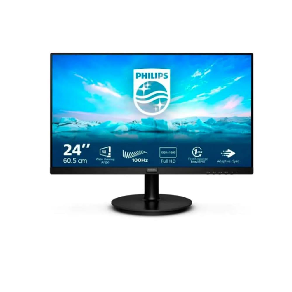 MONITOR PHILIPS 23,8" W-LED FULL HD 100HZ 1MS VA, 241V8LAB