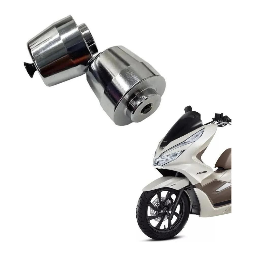 Par Peso De Guidão Honda Pcx 150 2022 Cromado