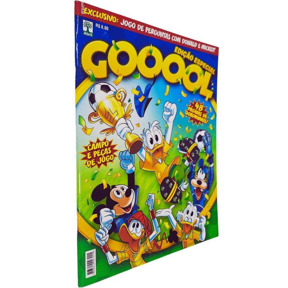 Quadrinhos HQ Gibi Graphic Novel Formato 20x26 cm Lombada com Grampos Gooool Edição Especial