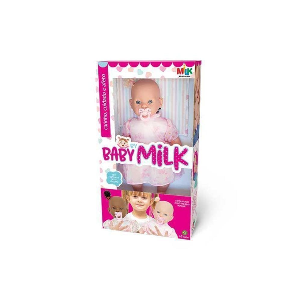 Brinquedo Boneca Baby By Milk Loira