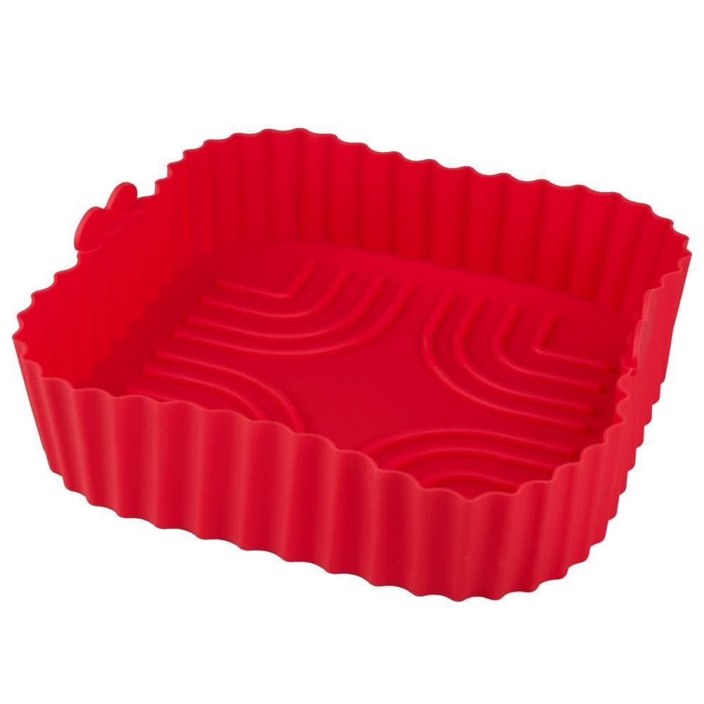 Forma Airfryer Quadrada Silicone 22cm 1200ml CookPop Cazza Variada
