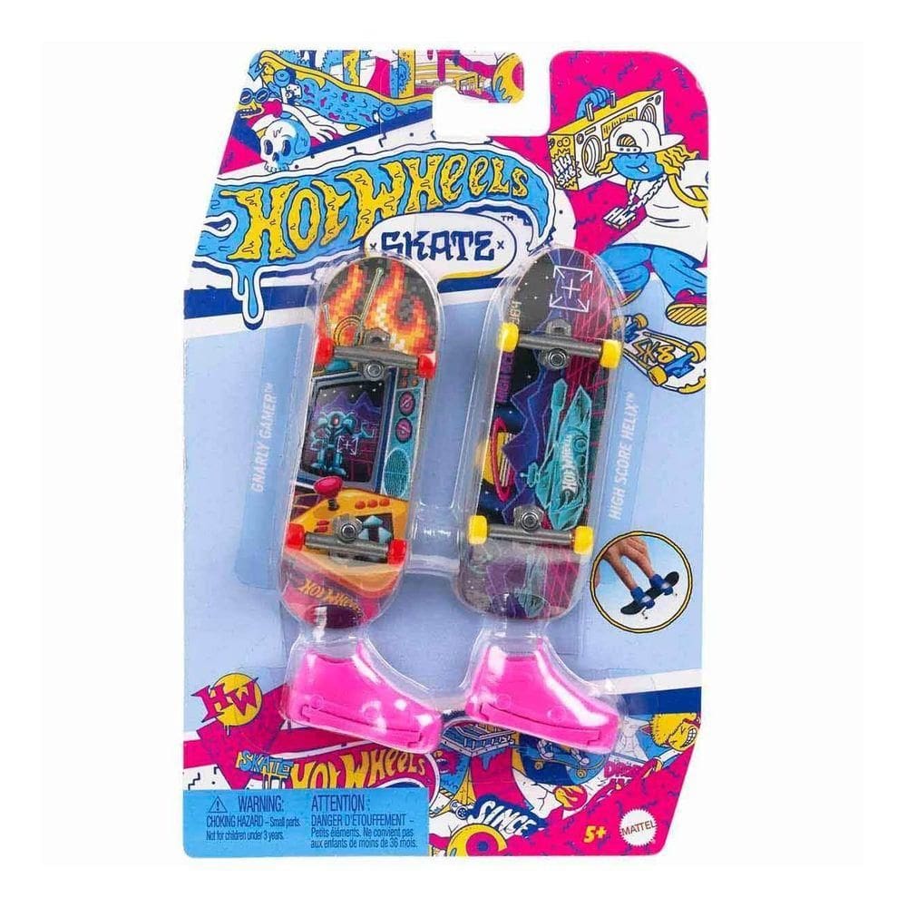 Hot Wheels Skate com Tênis Gnarly Gamer - Mattel