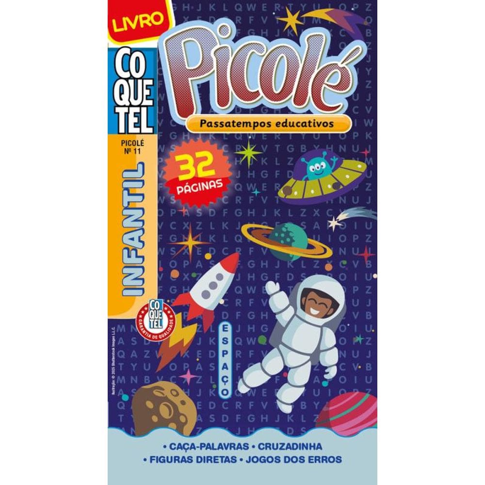 Livro Coquetel Picolé 11: Passatempos educativos
