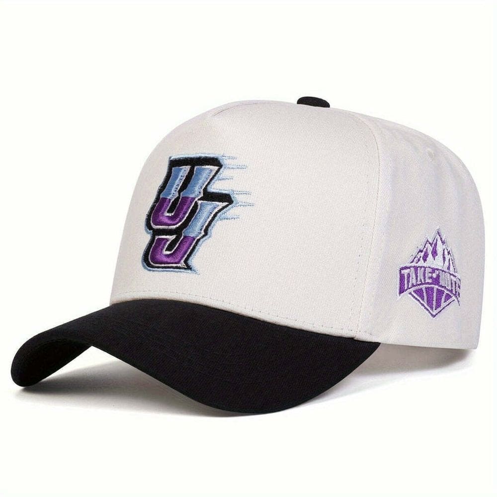 Boné Beisebol Ajustavel Masculino Letra U Estilo Casual