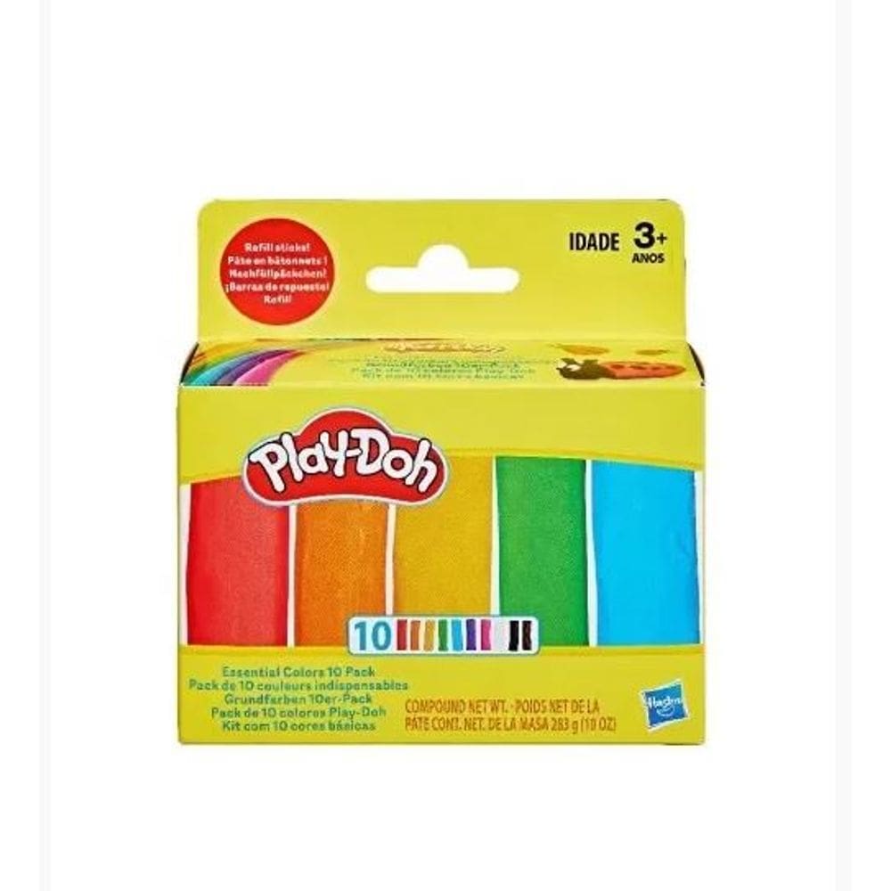 Play Doh Kit Com 10 Cores Basicas - Hasbro