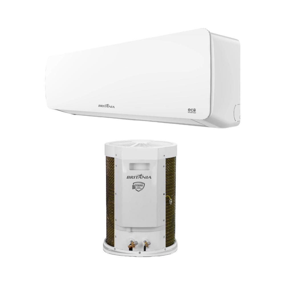 Ar Condicionado 24000 BTUs Split Hi Wall Inverter Britânia Quente e Frio Eco R32 220V