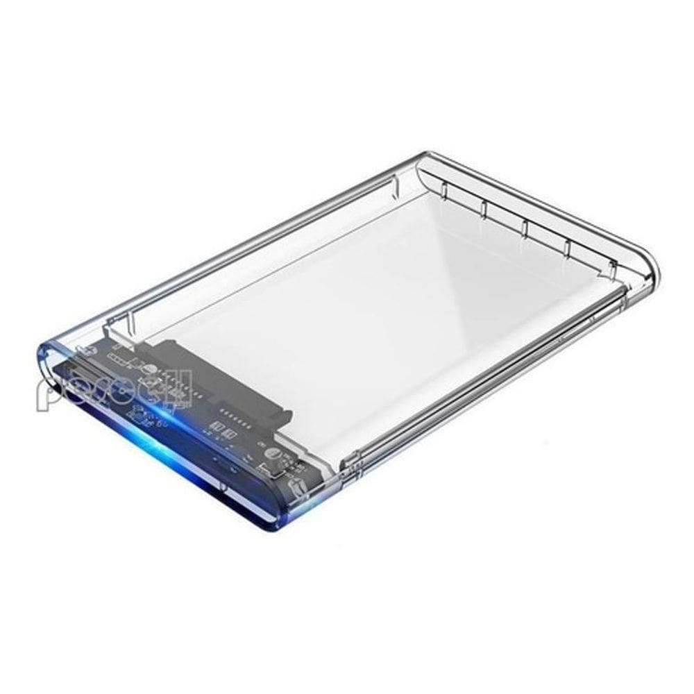 Case Para Hd Externo Transparente Notebook 2.5 Usb 3.0 2
