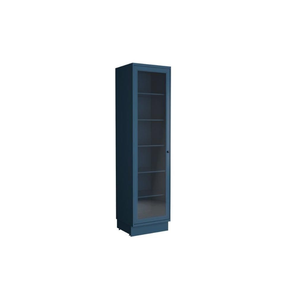 Cristaleira de Cozinha Évora PH 3126 c/ 1 Porta c/ Vidro 60cm Azul - Herval