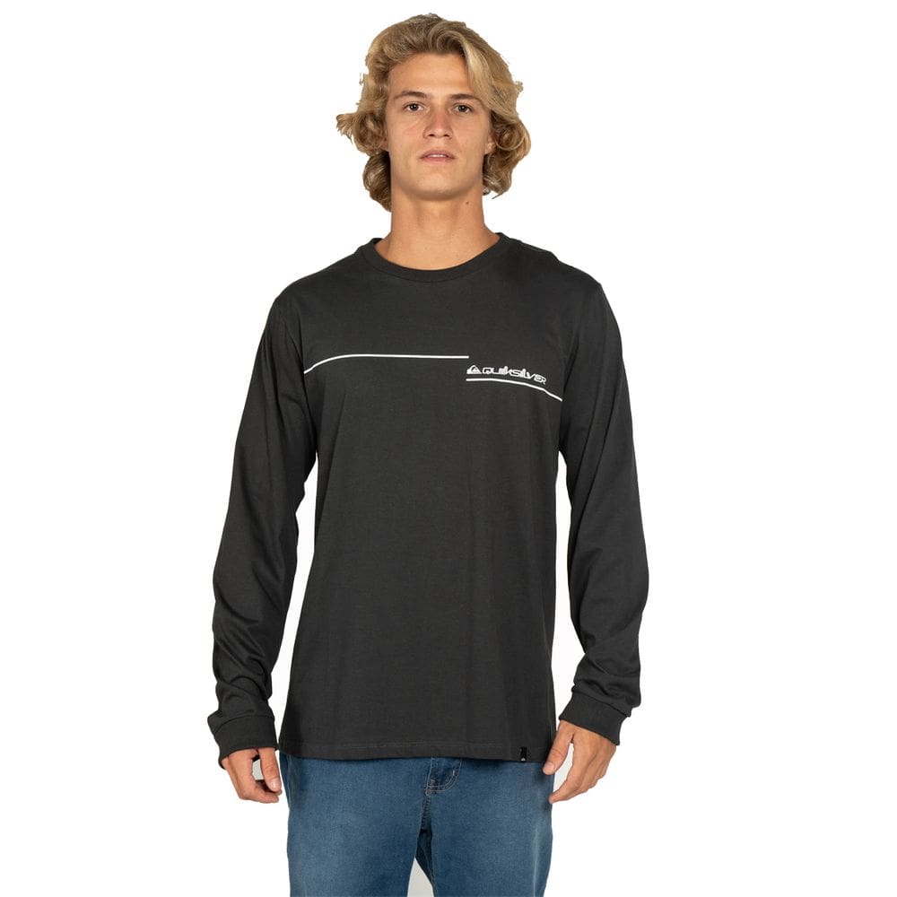 Camiseta Manga Longa Quiksilver Masculina New Lines