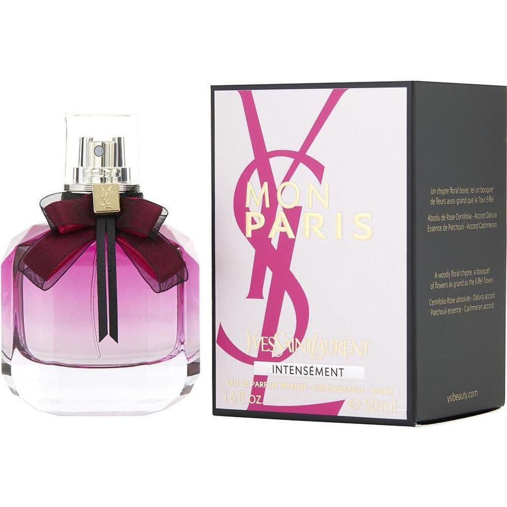 Perfume Feminino Mon Paris Ysl Intensement Yves Saint Laurent Eau De Parfum Spray 50 Ml