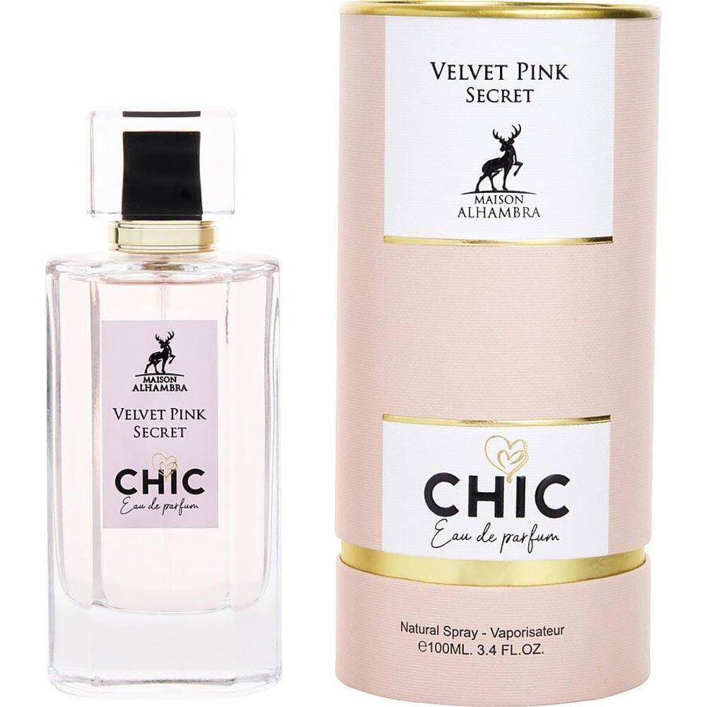 Perfume Feminino Maison Alhambra Chic Velvet Pink Secret EDP Spray 100 Ml