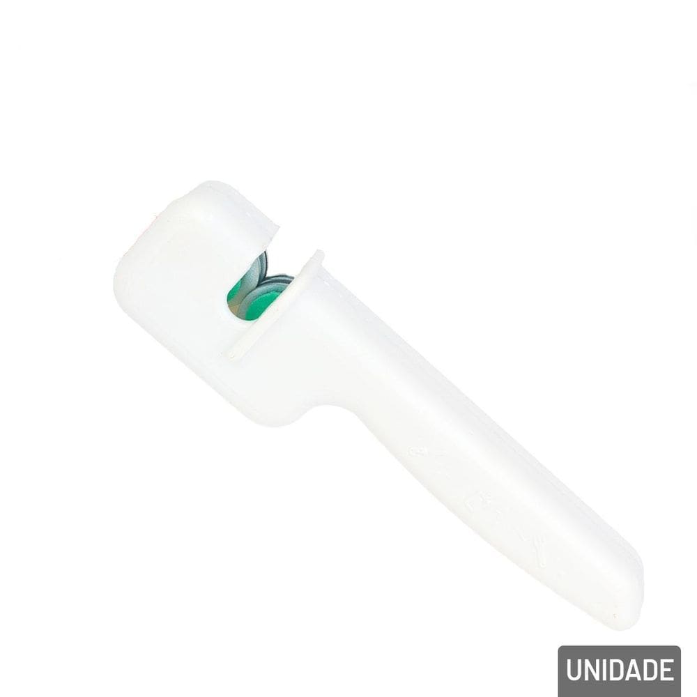 Afiador Amolador de Faca 19cm Branco - Tudo em Caixa