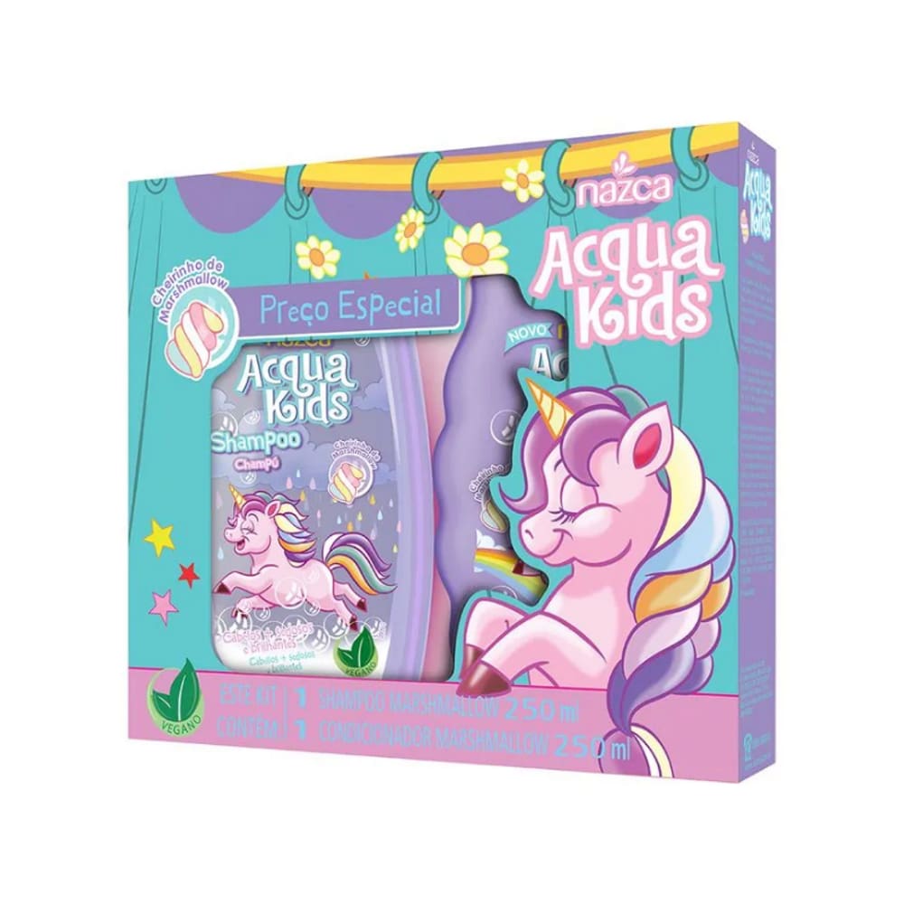 Kit Shampoo + Condicionador Marshmallow Acqua Kids - Nazca