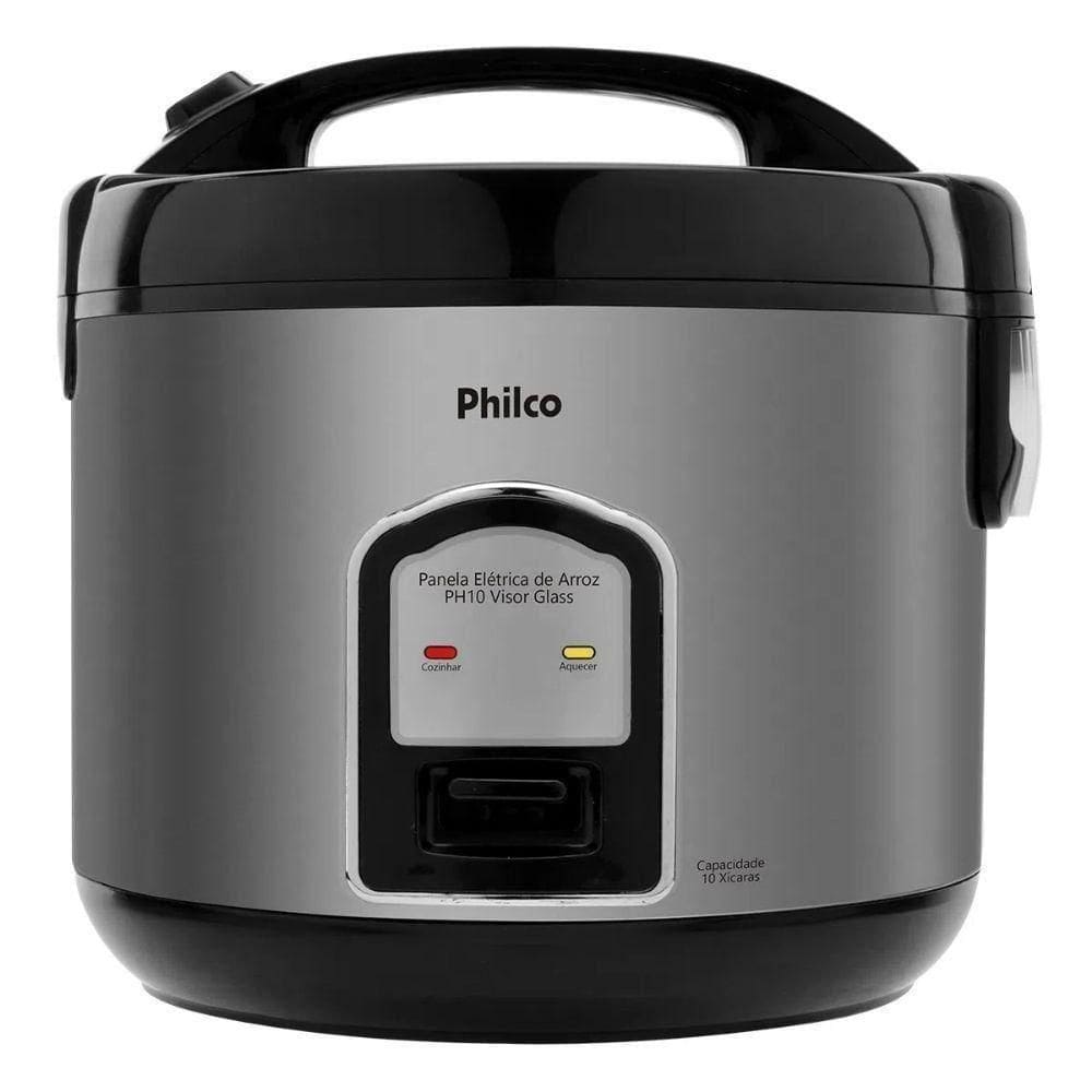 Panela Elétrica Arroz PH10P Visor Glass Inox 220V - Philco