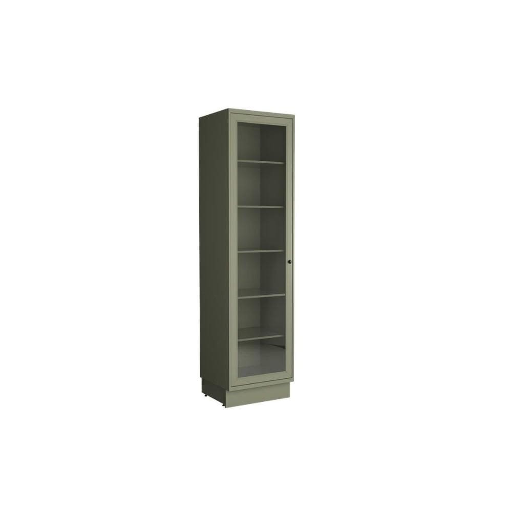Cristaleira de Cozinha Évora PH 3126 c/ 1 Porta c/ Vidro 60cm Verde - Herval