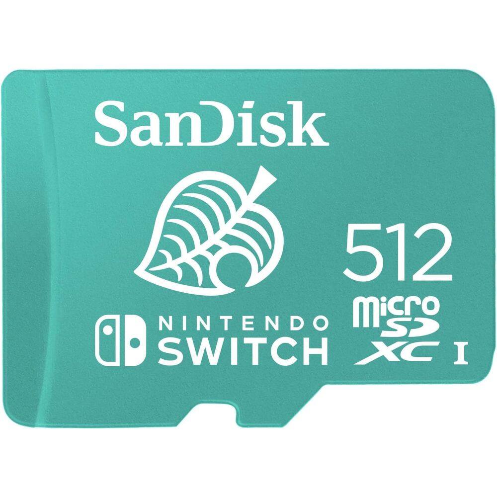 Cartão microSDXC SanDisk 512GB licenciado para Nintendo Switch