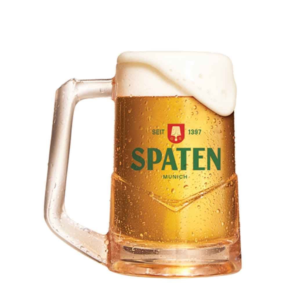 Caneca Spaten, Caneca de Vidro para Cerveja 400ml - Ruvolo