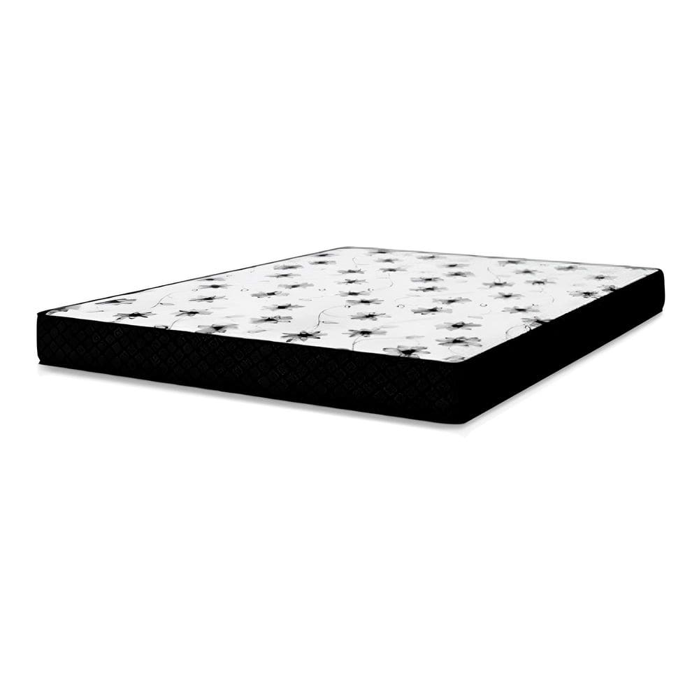 Colchão Casal 138 Extra Firme Espuma Semi Ortopédica D28 Preto Suporta Até 80kg