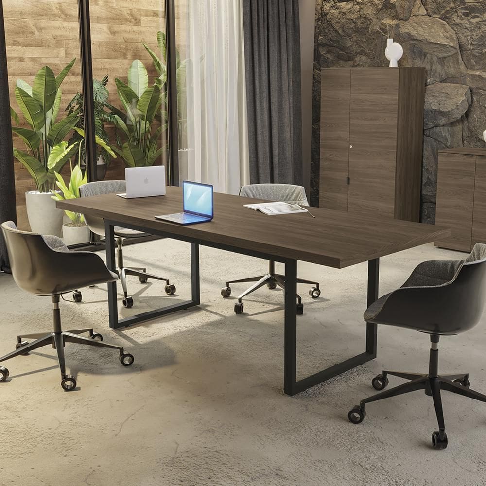Mesa De Reunião Kappesberg Frame Munique 2,20m