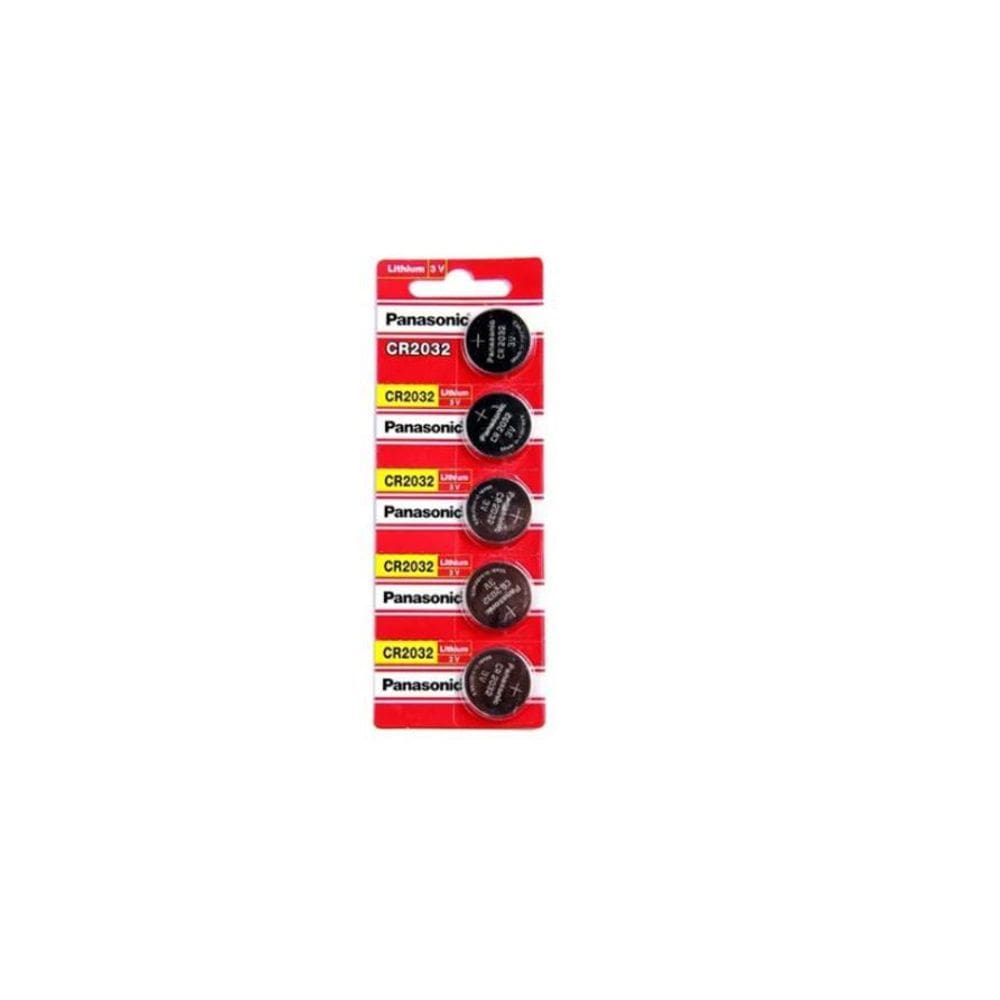 Kit 5 Pilha Bateria Moeda Balança Cr2032 3V Panasonic