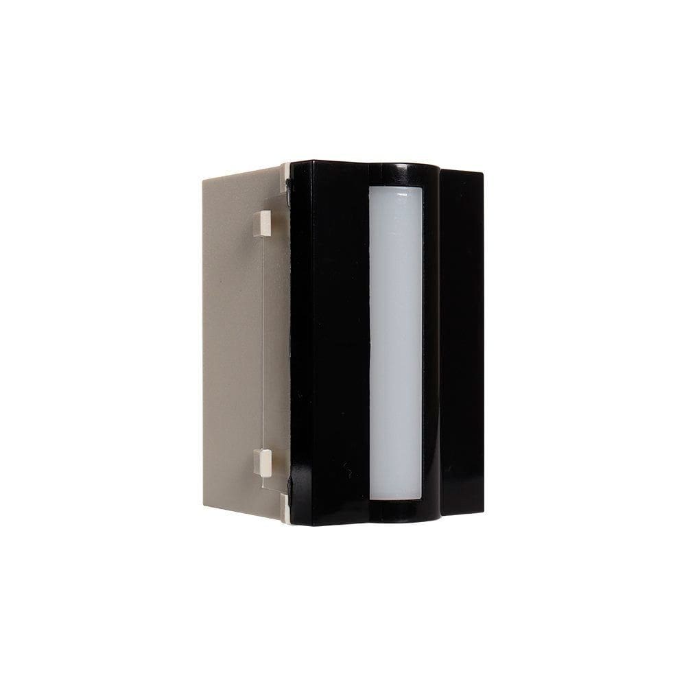 Módulo Balizador Horizontal MarGirius Sleek Bivolt Preto 3000K Luz Amarela