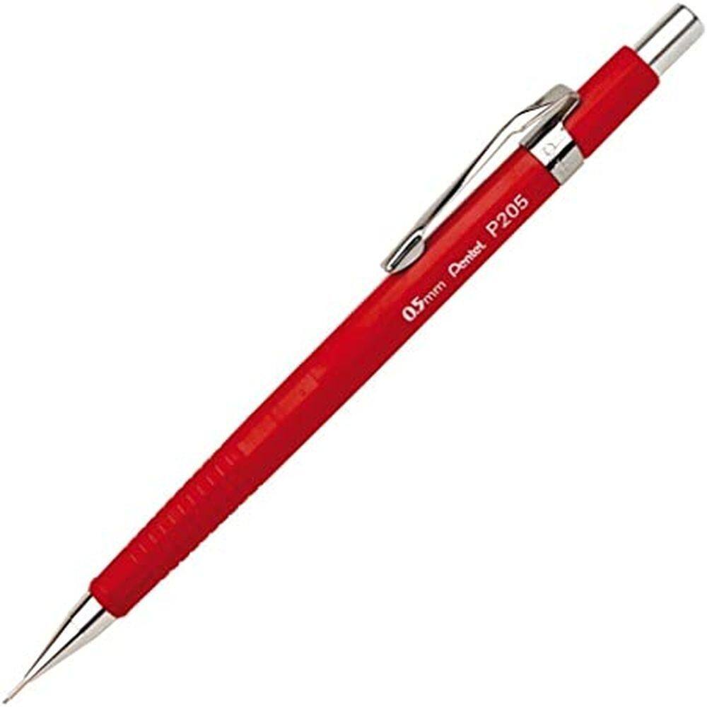 Lapiseira 0.5mm P205-FR-Vermelha-Pentel