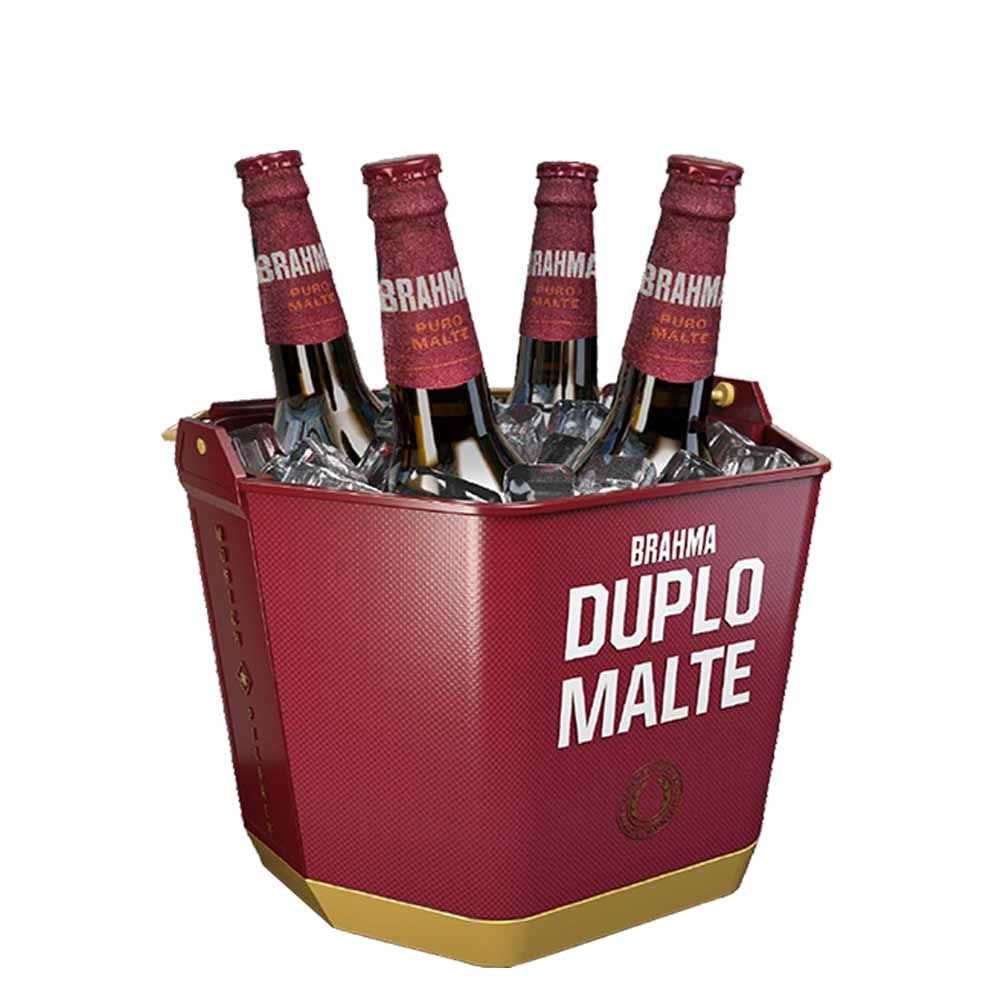 Balde de Gelo e Cerveja Brahma Duplo Malte - Ruvolo
