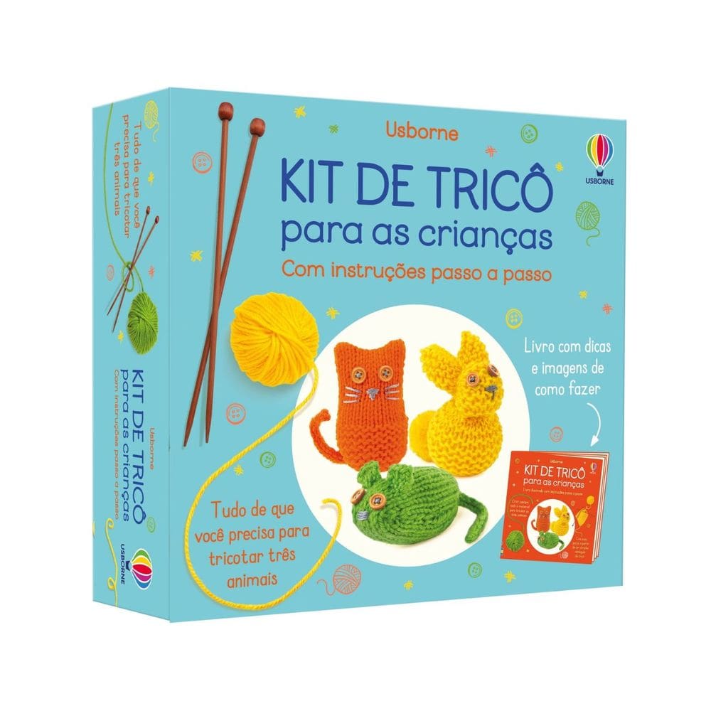 Kit de Tricô | Editora Usborne | Brinquedo DIY