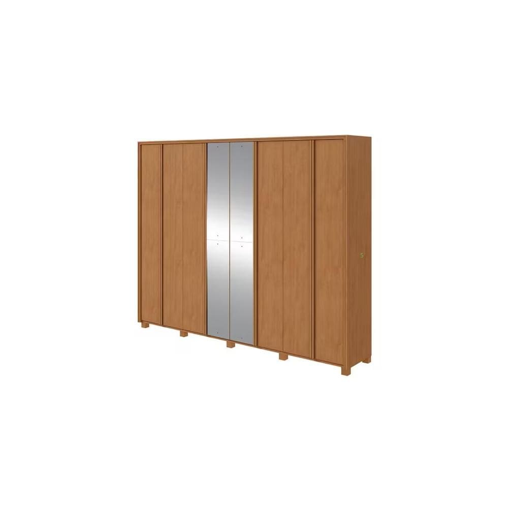 Guarda-Roupa Lopas Ergon 8 Portas 6 Gavetas Com Espelho