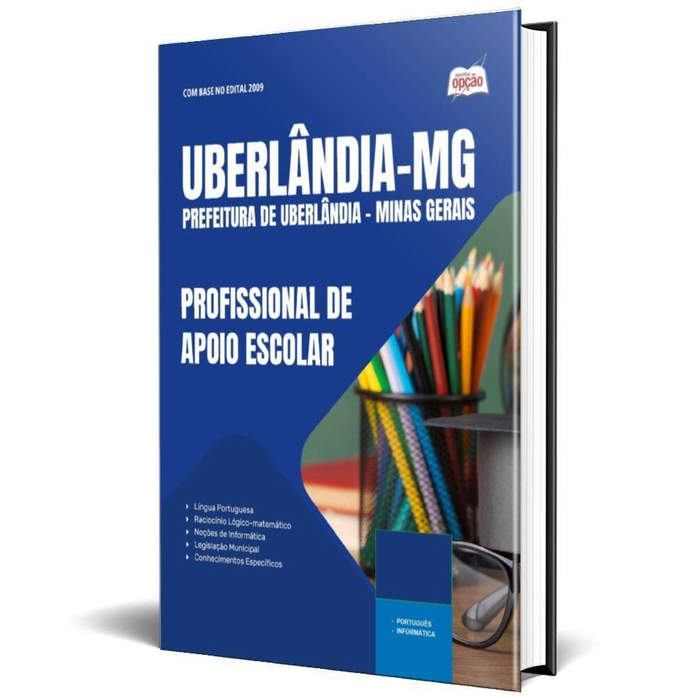 Apostila Prefeitura Uberlândia Mg 2025 Profissional Apoio
