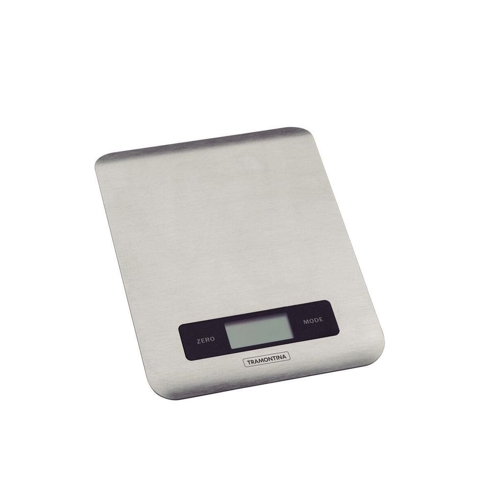 Balança Digital de Cozinha Adatto Desligamento Automático 5kg Inox Tramontina
