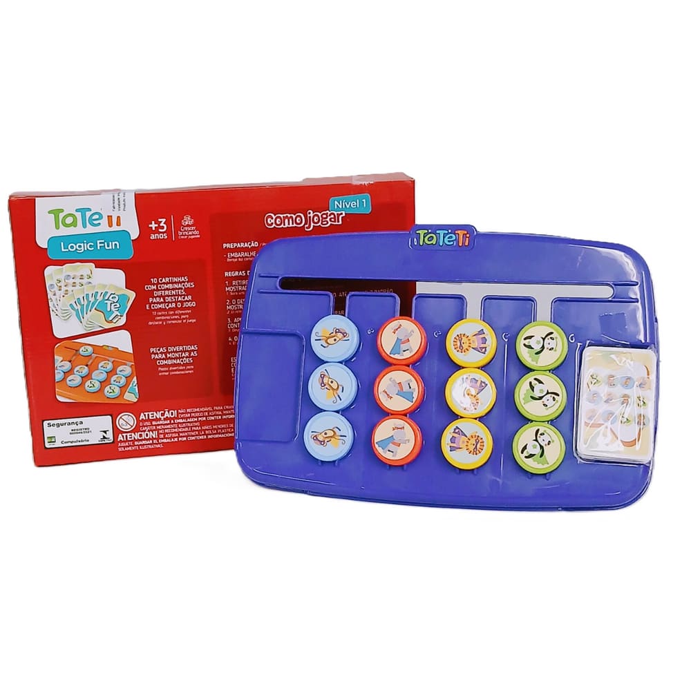 Brinquedo Didático Logic Fun +3 Anos - Tateti