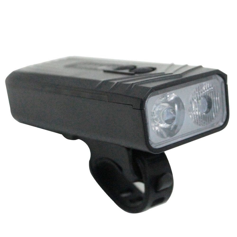 Farol Lanterna Led Recarregável 2 Leds Para Bicicleta