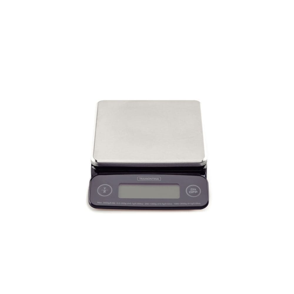 Balança Digital de Alta Precisão Desligamento Automático Inox 5kg Tramontina
