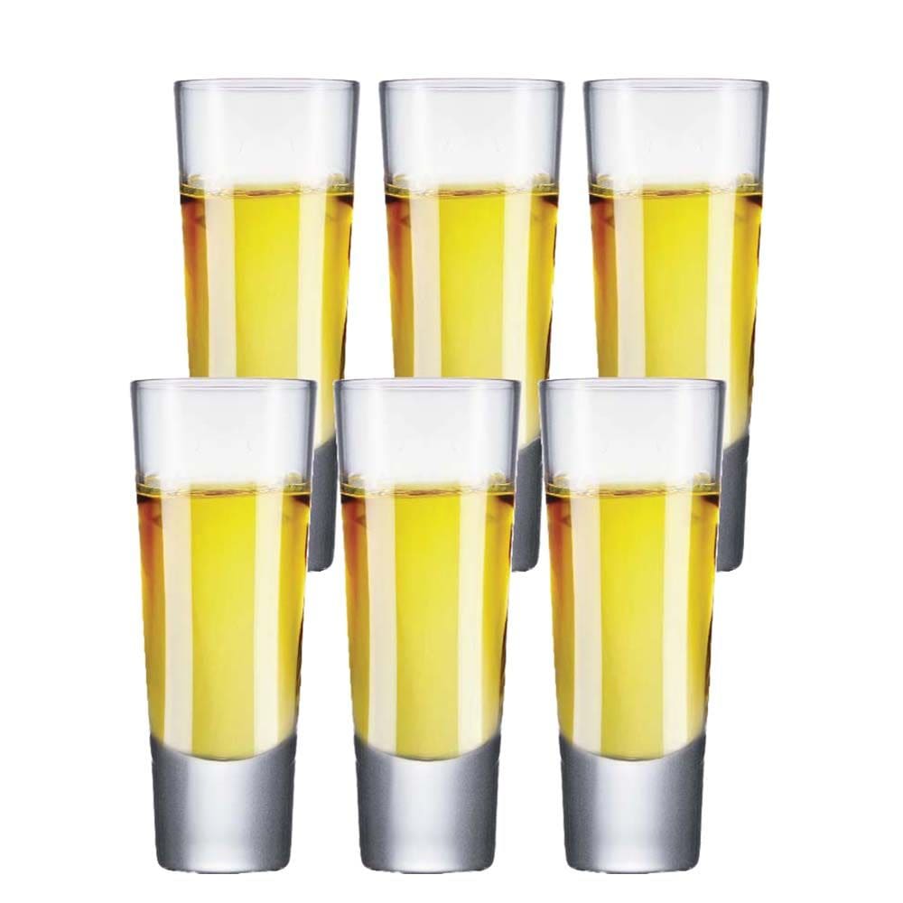 Jogo de Copos Double Shot,Copo Vidro 6pcs, 140ml - Ruvolo